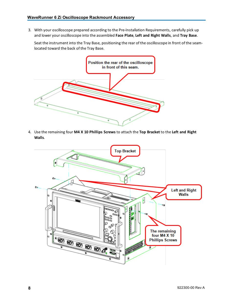 Teledyne LeCroy 6Zi Rackmount User Manual | Page 10 / 12