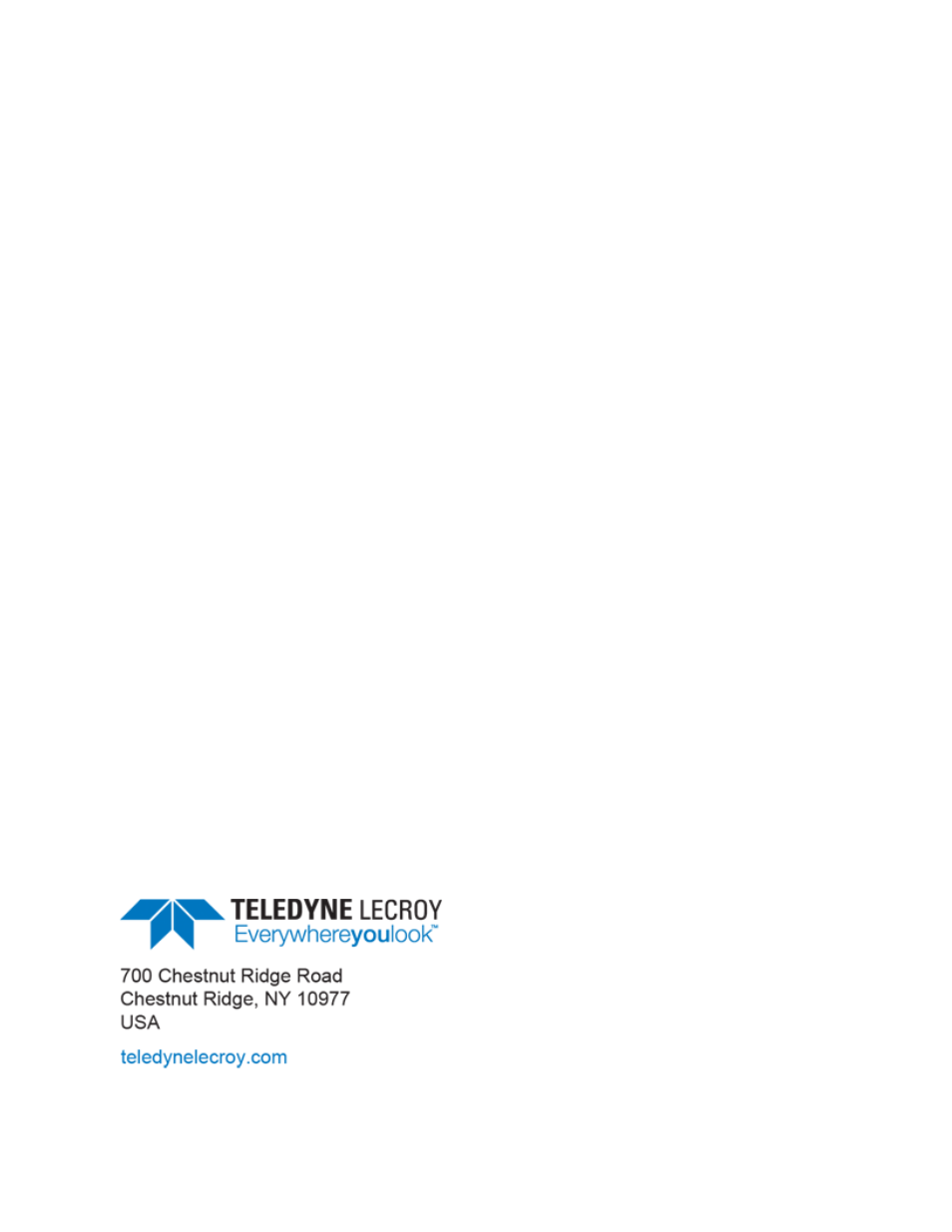 Teledyne LeCroy 6Zi Rackmount User Manual | Page 12 / 12