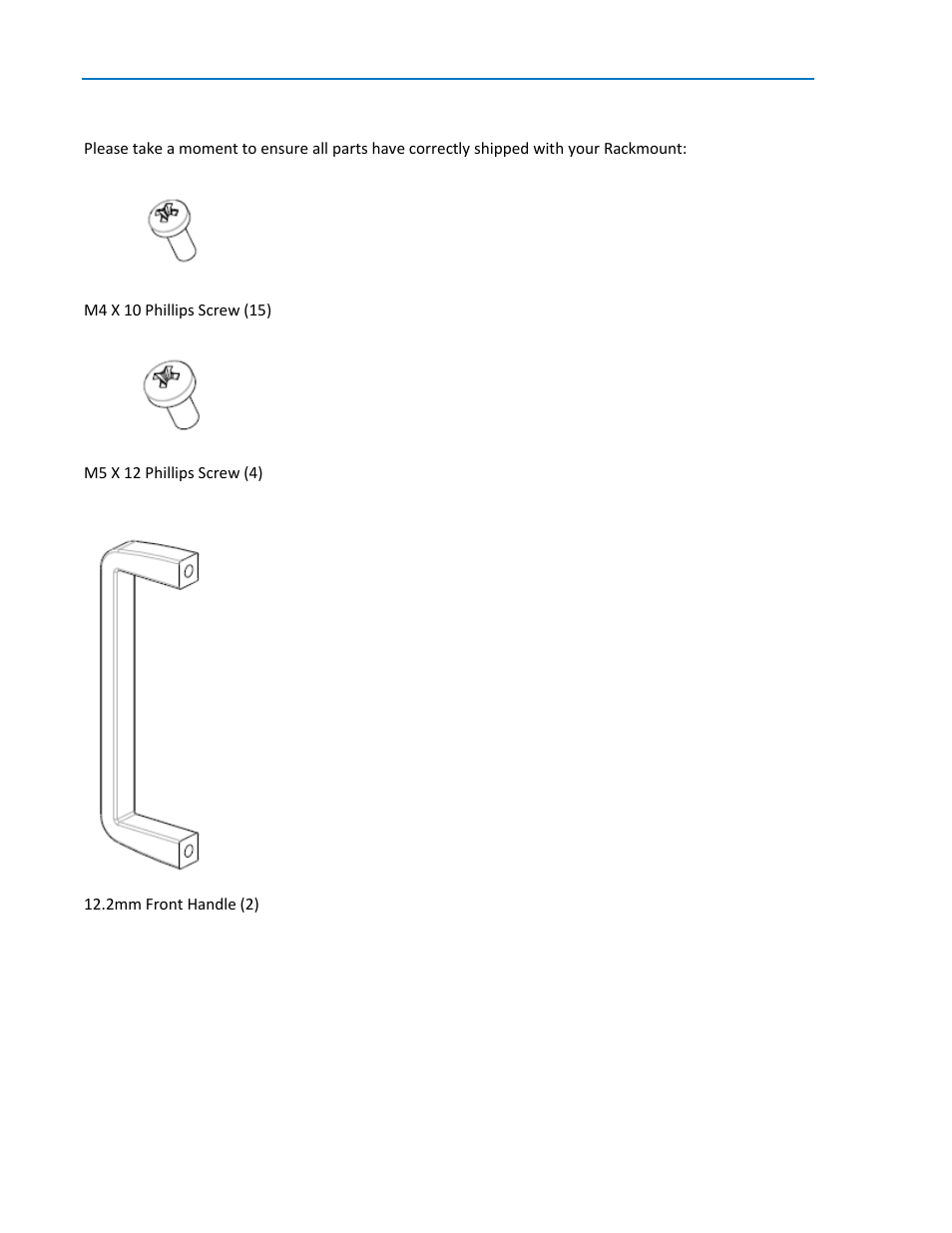 Package contents | Teledyne LeCroy HDO Oscilloscope Rackmount User Manual | Page 4 / 14
