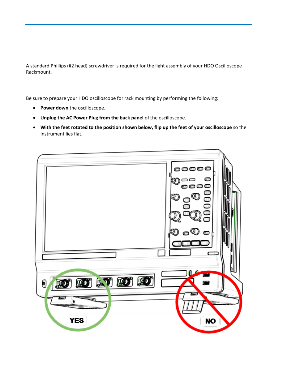 Pre-installation requirements, Tools, Oscilloscope | Teledyne LeCroy HDO Oscilloscope Rackmount User Manual | Page 8 / 14