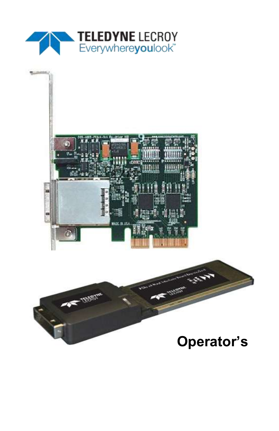 Teledyne LeCroy LSIB-1 Host Interfaces User Manual | 44 pages