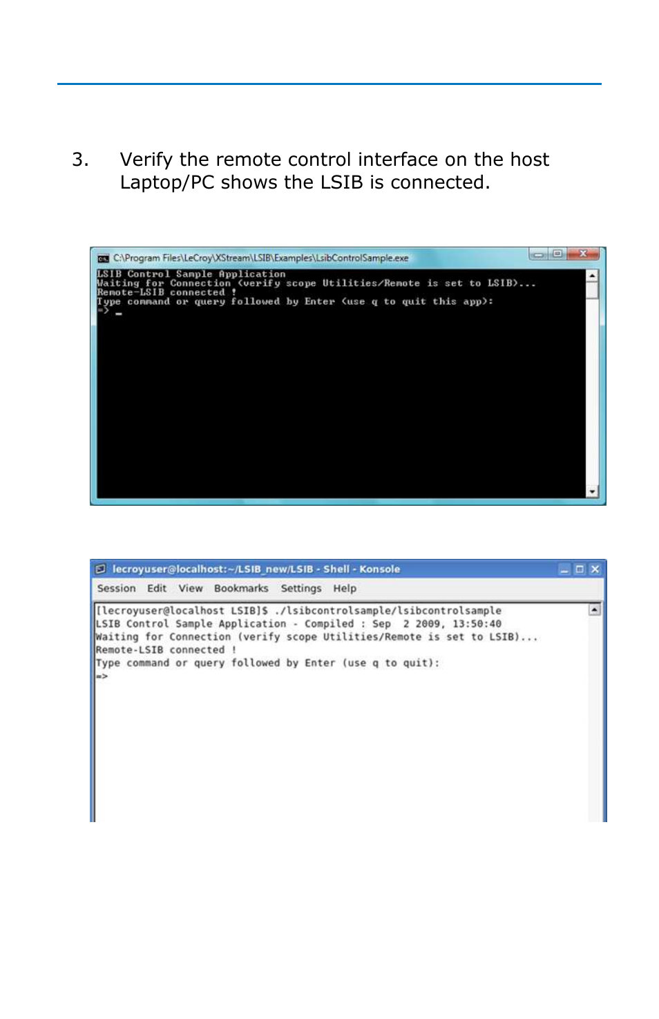 Teledyne LeCroy LSIB-1 Host Interfaces User Manual | Page 24 / 44