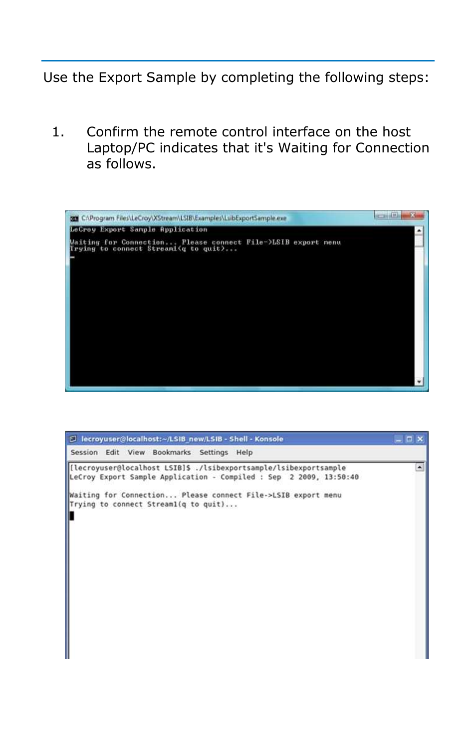 Teledyne LeCroy LSIB-1 Host Interfaces User Manual | Page 28 / 44