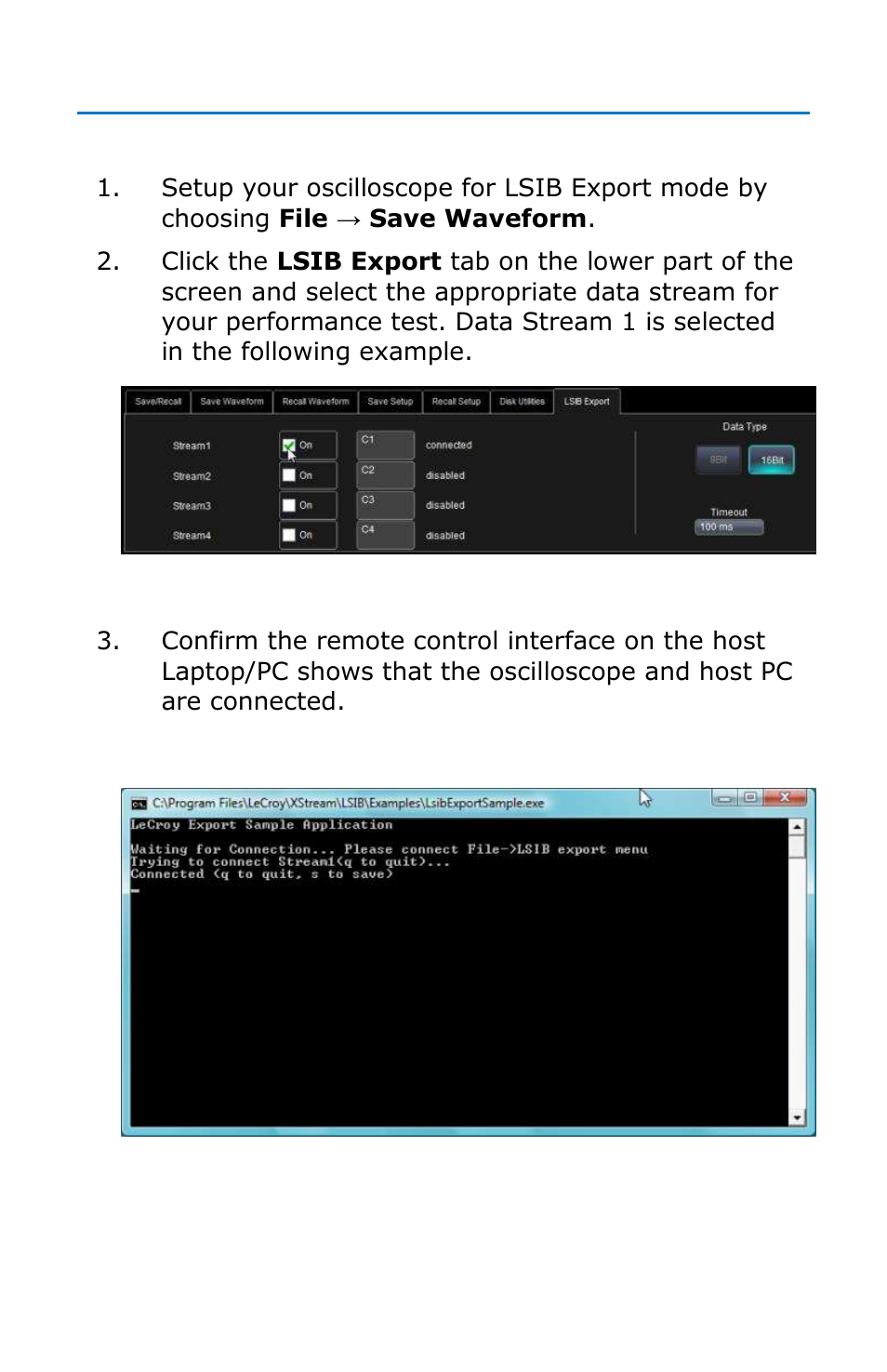 Teledyne LeCroy LSIB-1 Host Interfaces User Manual | Page 29 / 44