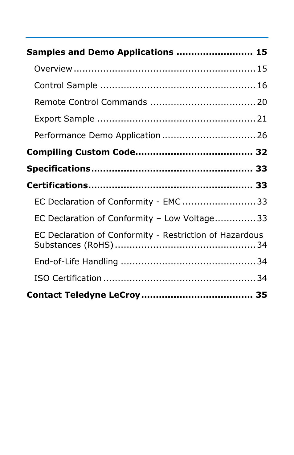 Teledyne LeCroy LSIB-1 Host Interfaces User Manual | Page 6 / 44