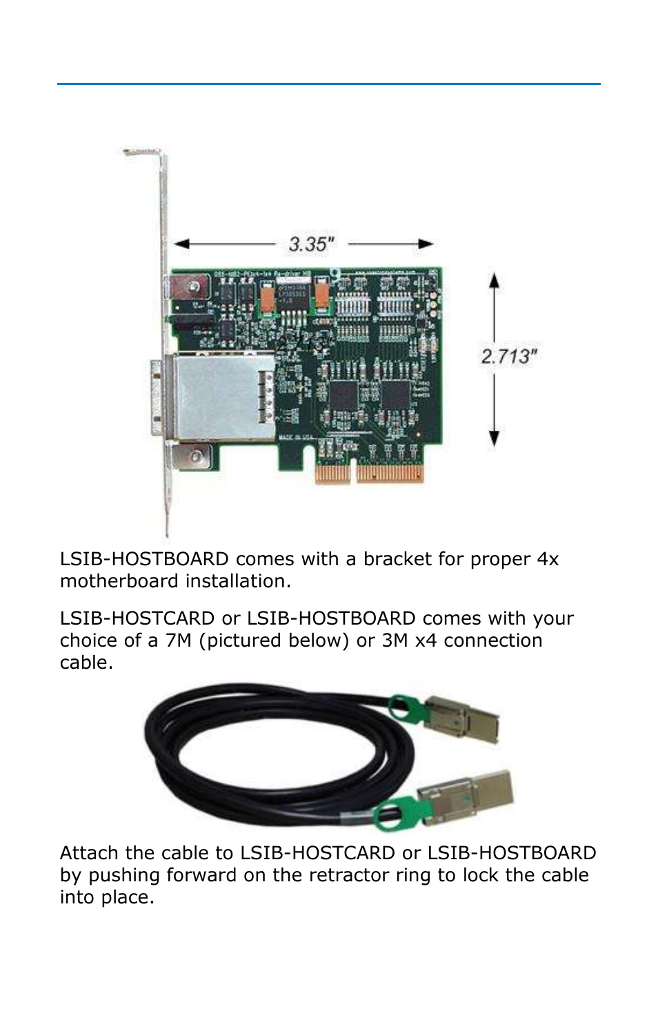 Lsib-hostboard | Teledyne LeCroy LSIB-1 Host Interfaces User Manual | Page 9 / 44