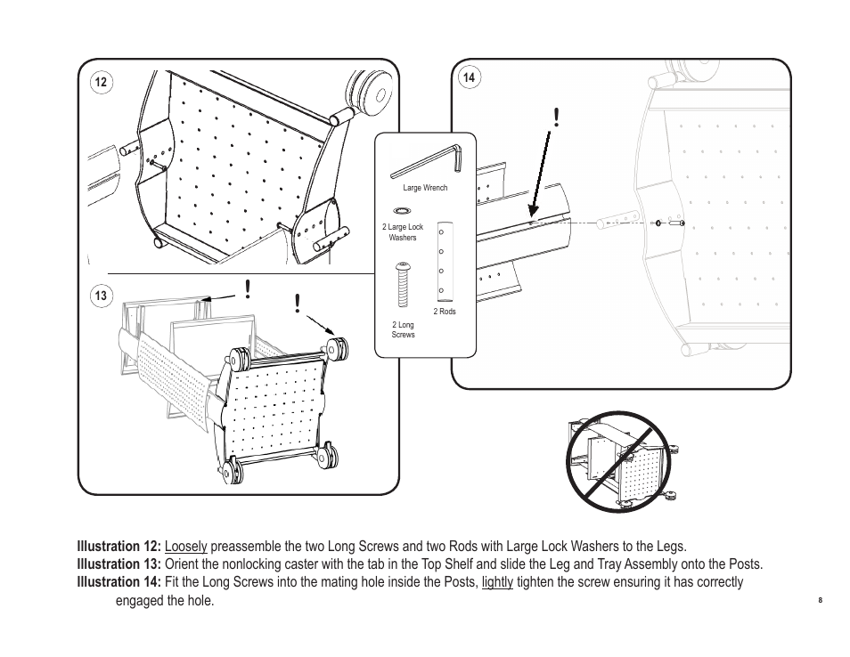 Teledyne LeCroy OC1024 Oscilloscope Cart User Manual | Page 8 / 10