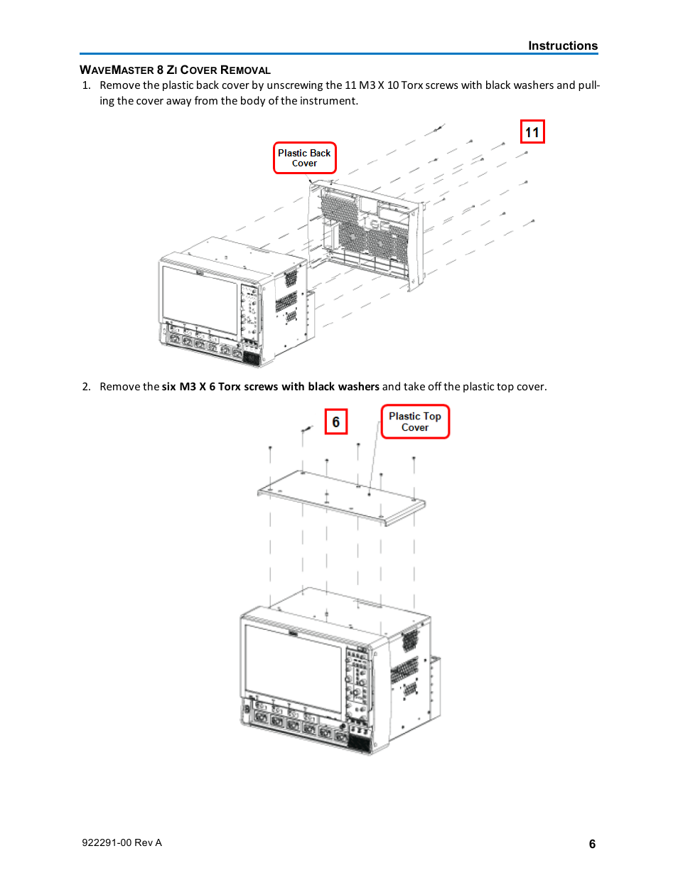 Teledyne LeCroy Zi Oscilloscope Rackmount User Manual | Page 6 / 12