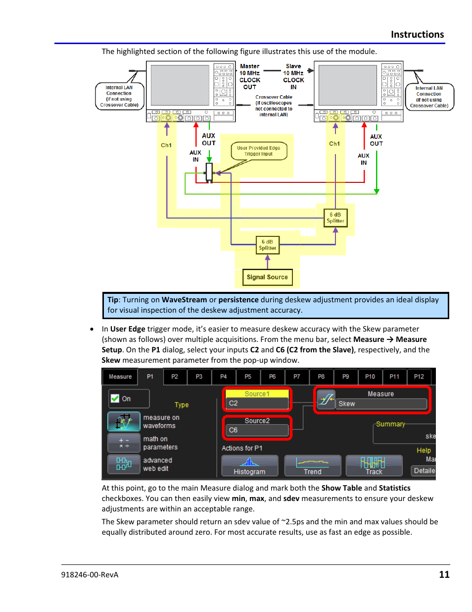 Instructions | Teledyne LeCroy Zi Oscilloscope Synchronization ProBus Module (Zi-8CH-SYNCH) User Manual | Page 11 / 16