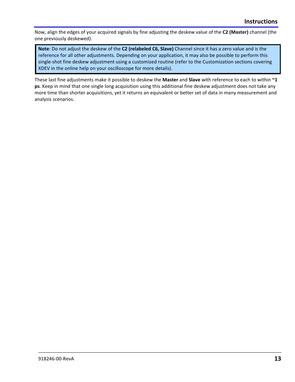 Teledyne LeCroy Zi Oscilloscope Synchronization ProBus Module (Zi-8CH-SYNCH) User Manual | Page 13 / 16
