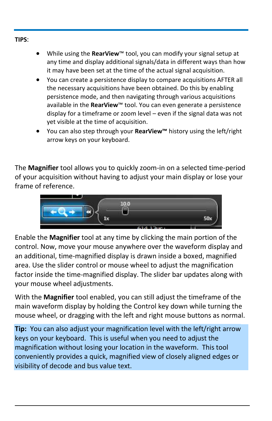 Magnifier, Logicstudio | Teledyne LeCroy LogicStudio User Manual | Page 18 / 42