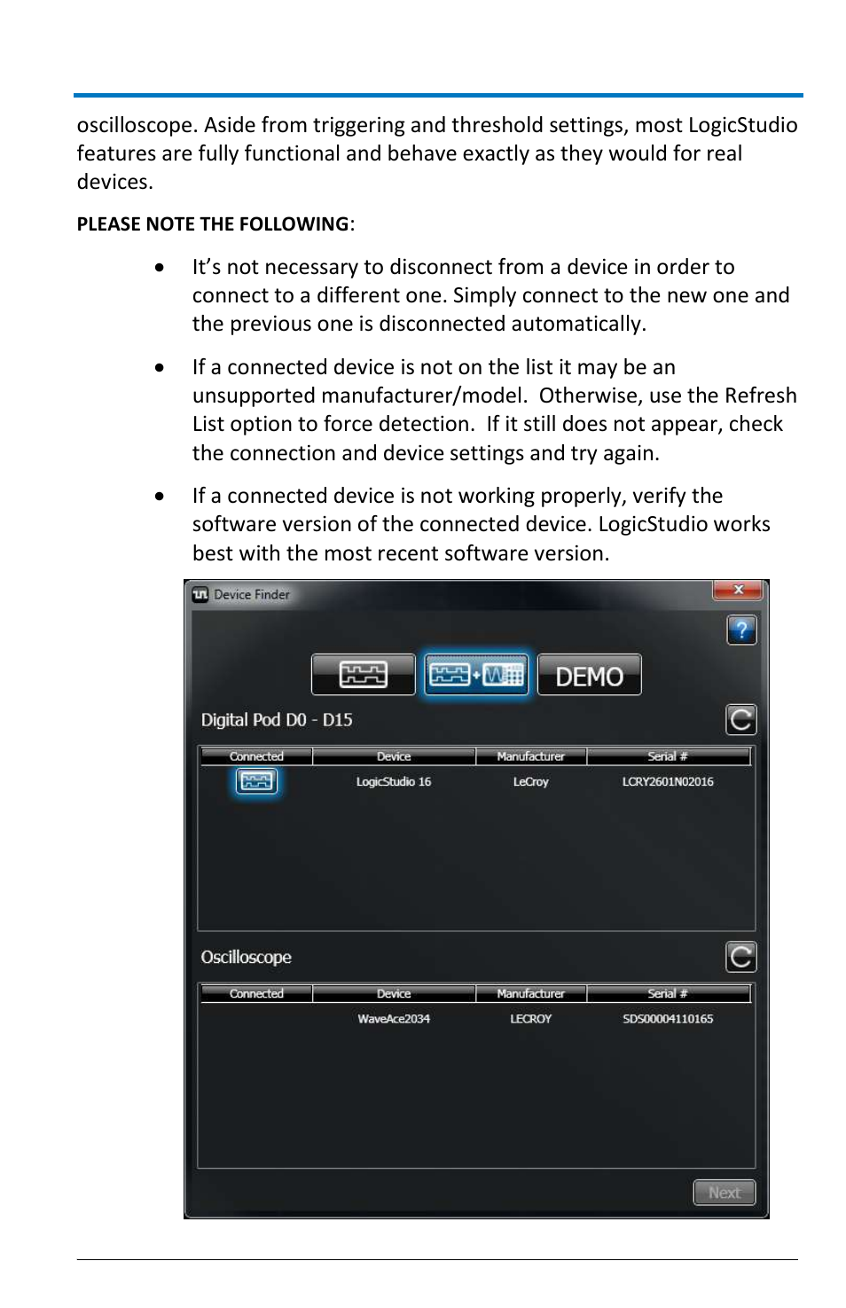 Getting started manual | Teledyne LeCroy LogicStudio User Manual | Page 35 / 42