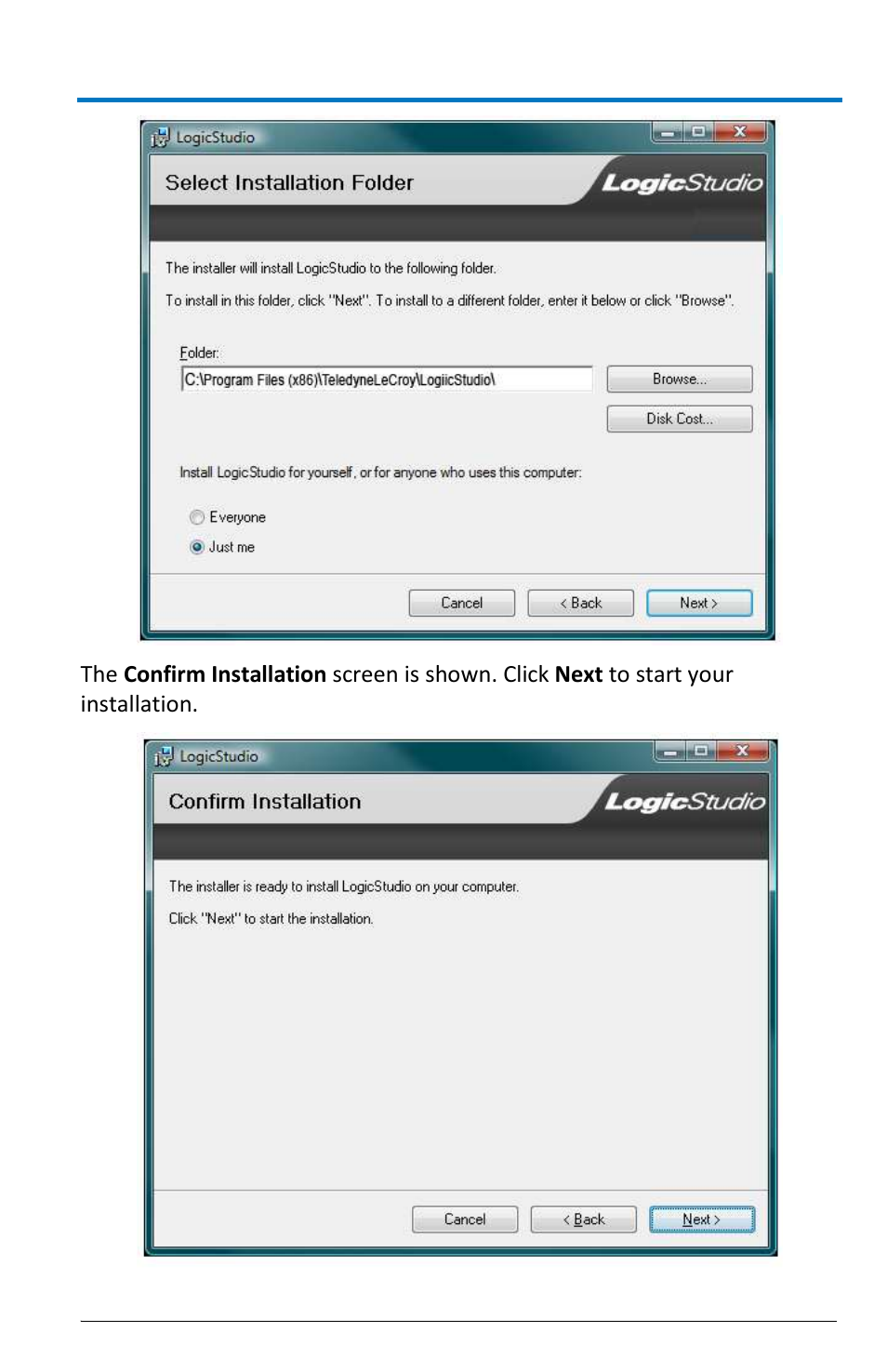 Getting started manual | Teledyne LeCroy LogicStudio User Manual | Page 9 / 42