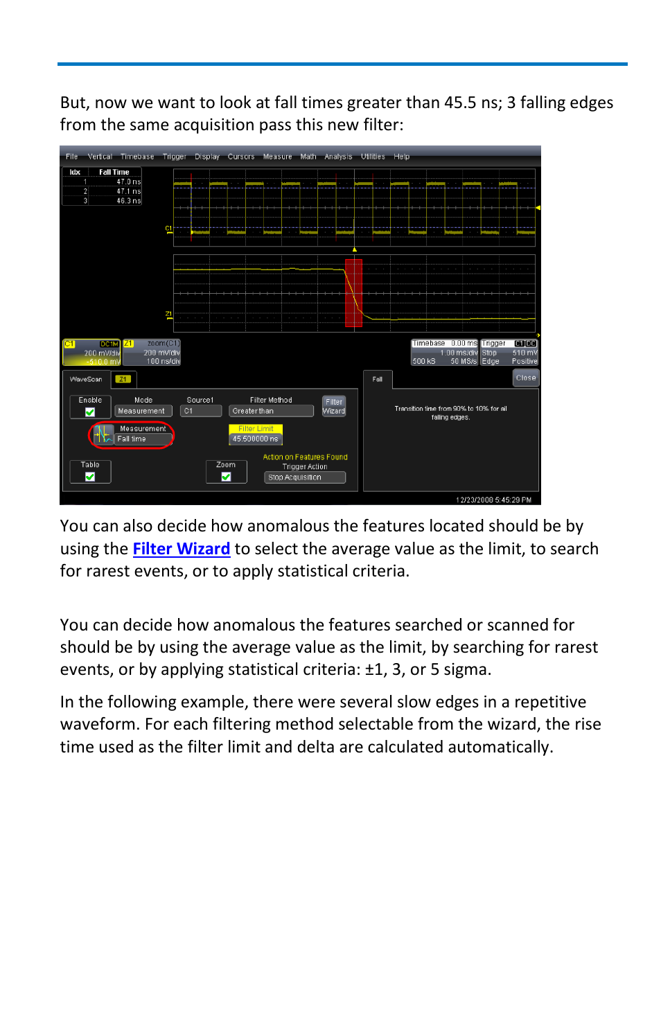 Getting started manual | Teledyne LeCroy WaveSurfer MXs-B Getting Started Manual User Manual | Page 67 / 126