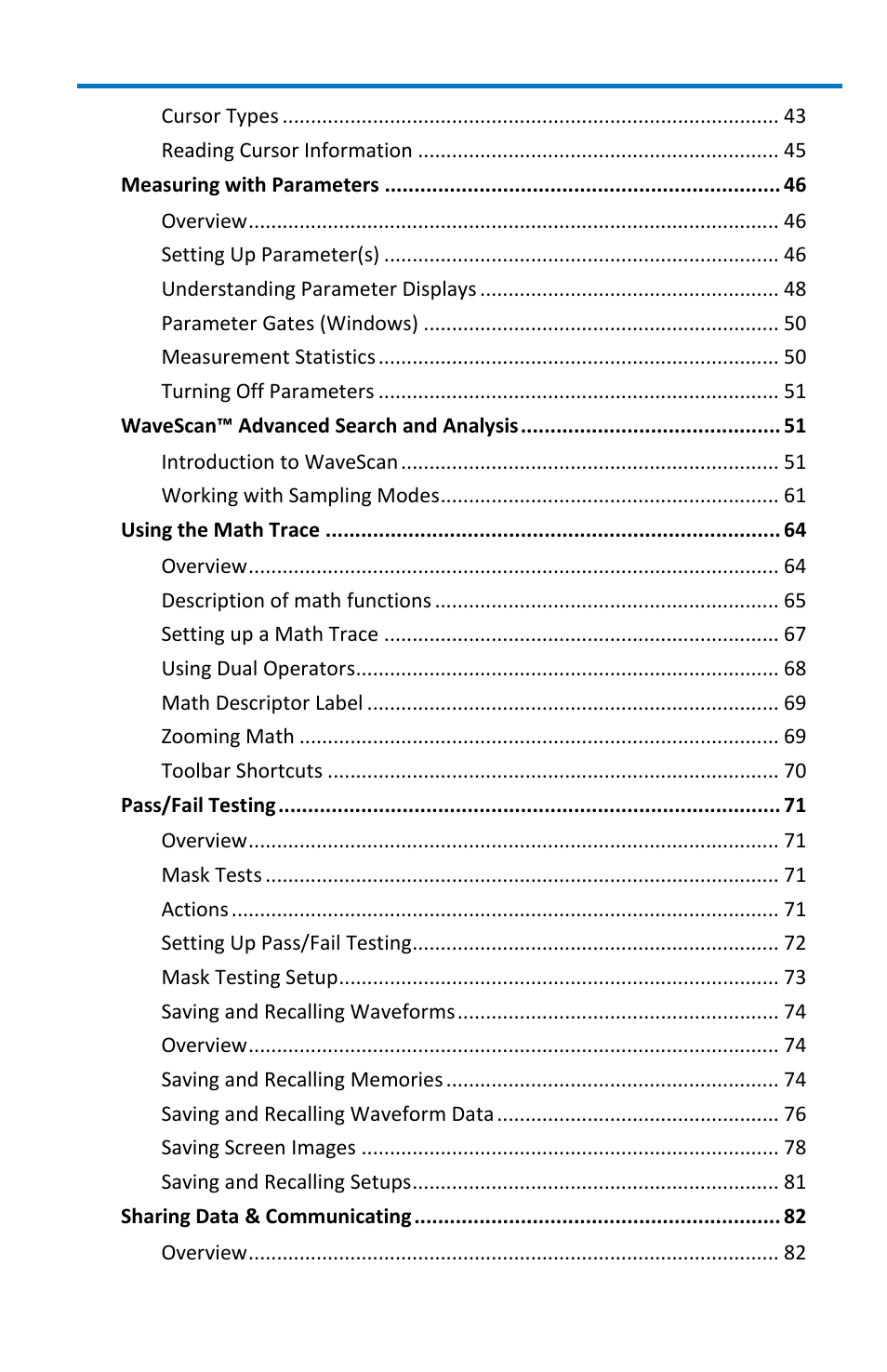 Teledyne LeCroy WaveSurfer MXs-B Getting Started Manual User Manual | Page 7 / 126