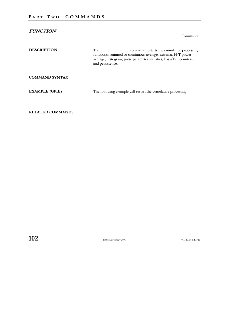 Teledyne LeCroy X-STREAM OSCILLOSCOPES Remote Control User Manual | Page 108 / 305