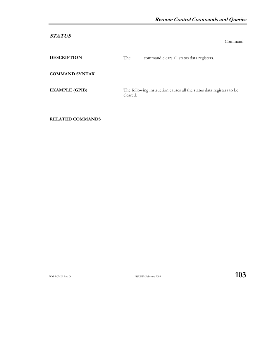 Teledyne LeCroy X-STREAM OSCILLOSCOPES Remote Control User Manual | Page 109 / 305