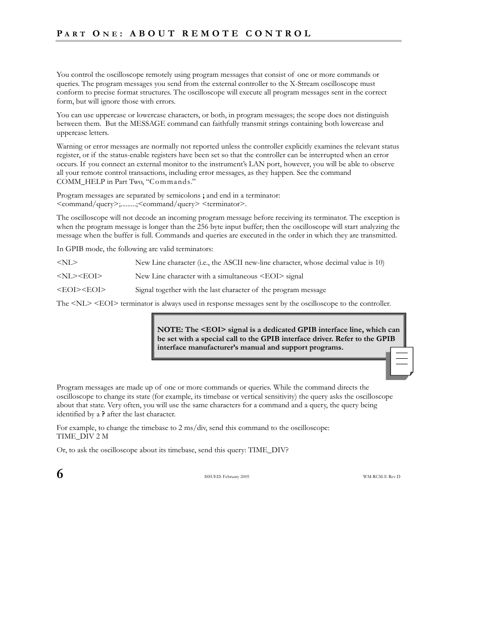 Teledyne LeCroy X-STREAM OSCILLOSCOPES Remote Control User Manual | Page 12 / 305