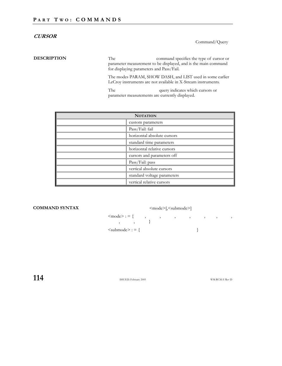 Teledyne LeCroy X-STREAM OSCILLOSCOPES Remote Control User Manual | Page 120 / 305