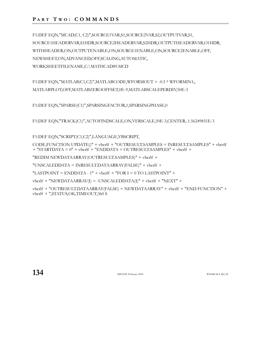 Teledyne LeCroy X-STREAM OSCILLOSCOPES Remote Control User Manual | Page 140 / 305