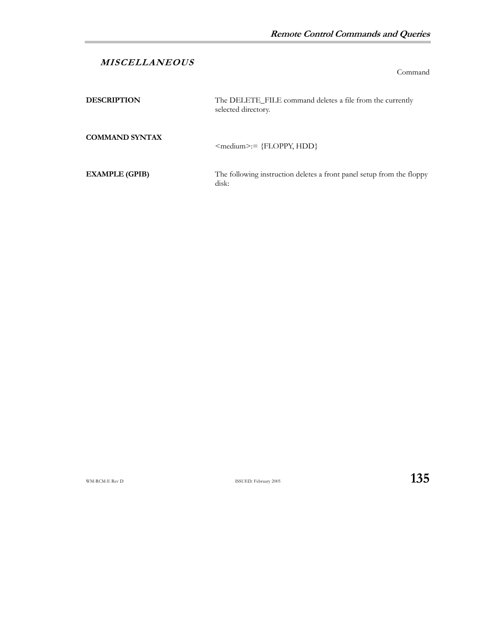 Teledyne LeCroy X-STREAM OSCILLOSCOPES Remote Control User Manual | Page 141 / 305