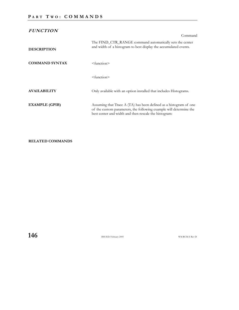 Teledyne LeCroy X-STREAM OSCILLOSCOPES Remote Control User Manual | Page 152 / 305