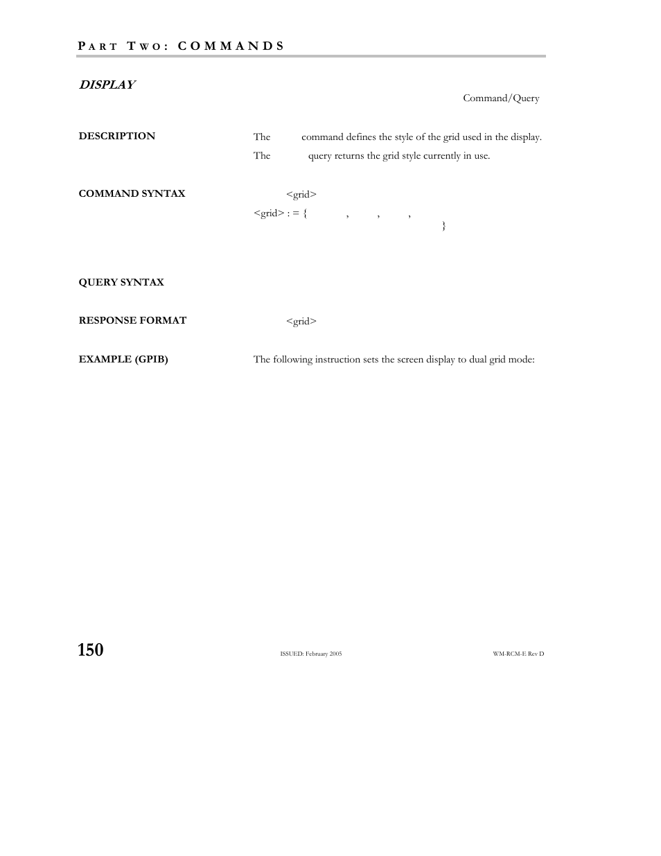 Teledyne LeCroy X-STREAM OSCILLOSCOPES Remote Control User Manual | Page 156 / 305