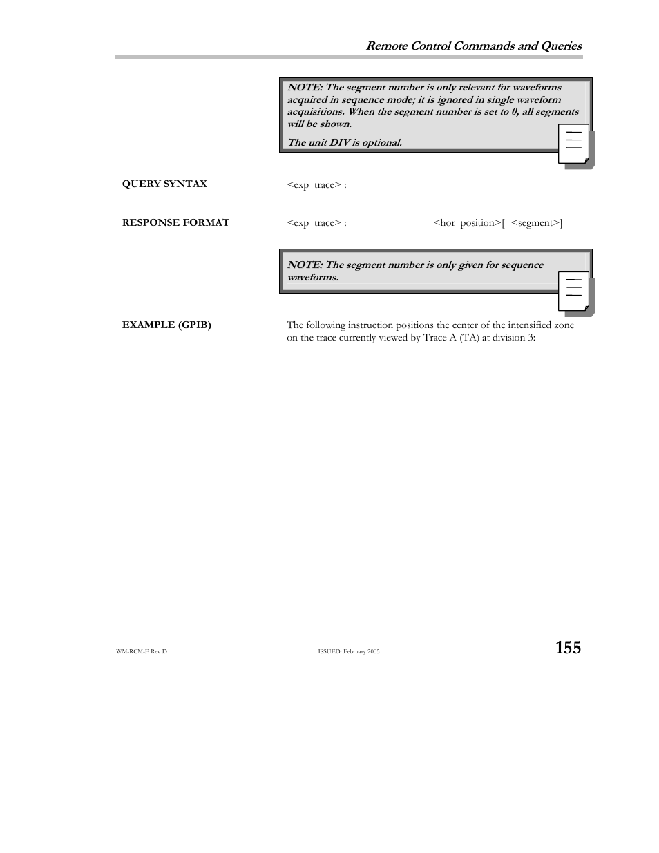 Teledyne LeCroy X-STREAM OSCILLOSCOPES Remote Control User Manual | Page 161 / 305