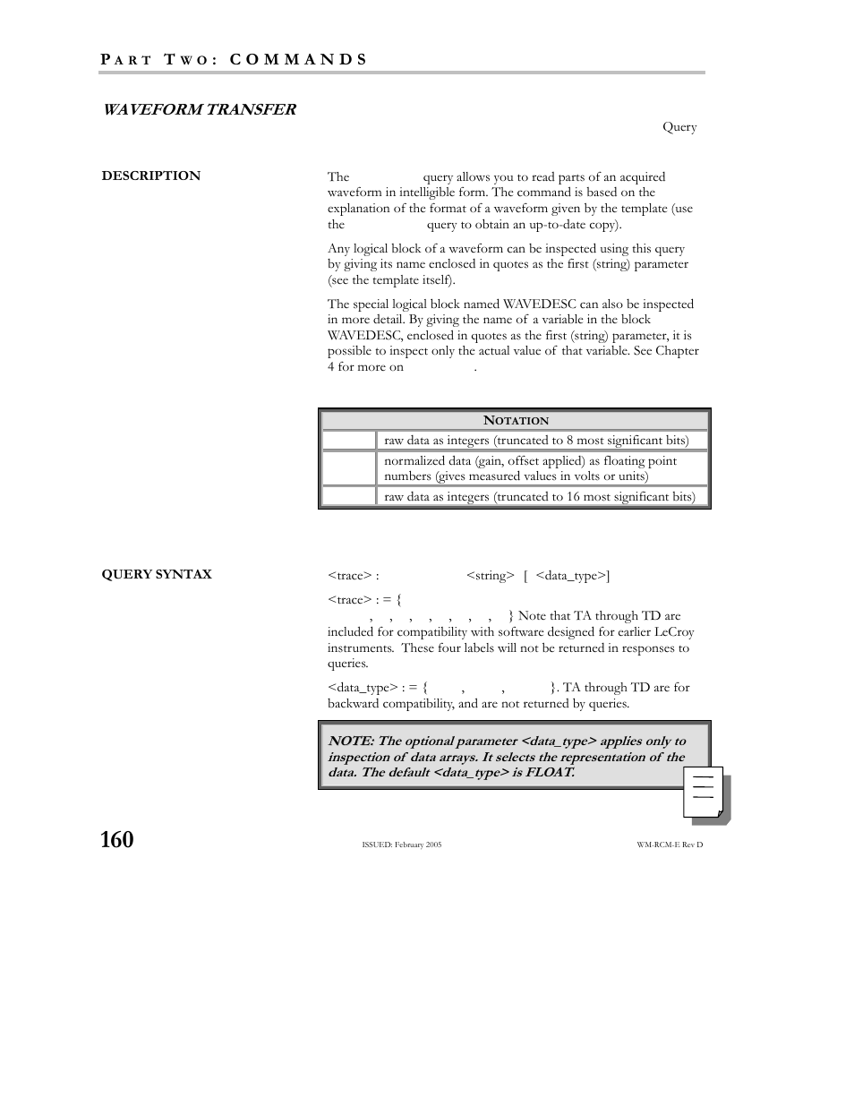 Teledyne LeCroy X-STREAM OSCILLOSCOPES Remote Control User Manual | Page 166 / 305