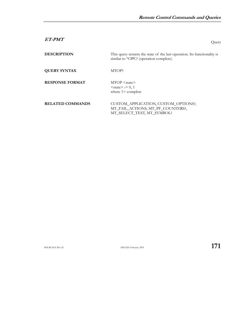 Teledyne LeCroy X-STREAM OSCILLOSCOPES Remote Control User Manual | Page 177 / 305