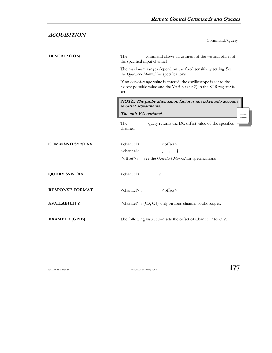 Teledyne LeCroy X-STREAM OSCILLOSCOPES Remote Control User Manual | Page 183 / 305