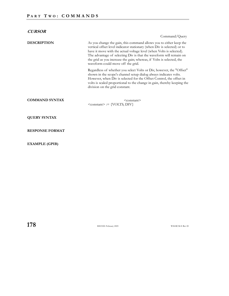 Teledyne LeCroy X-STREAM OSCILLOSCOPES Remote Control User Manual | Page 184 / 305