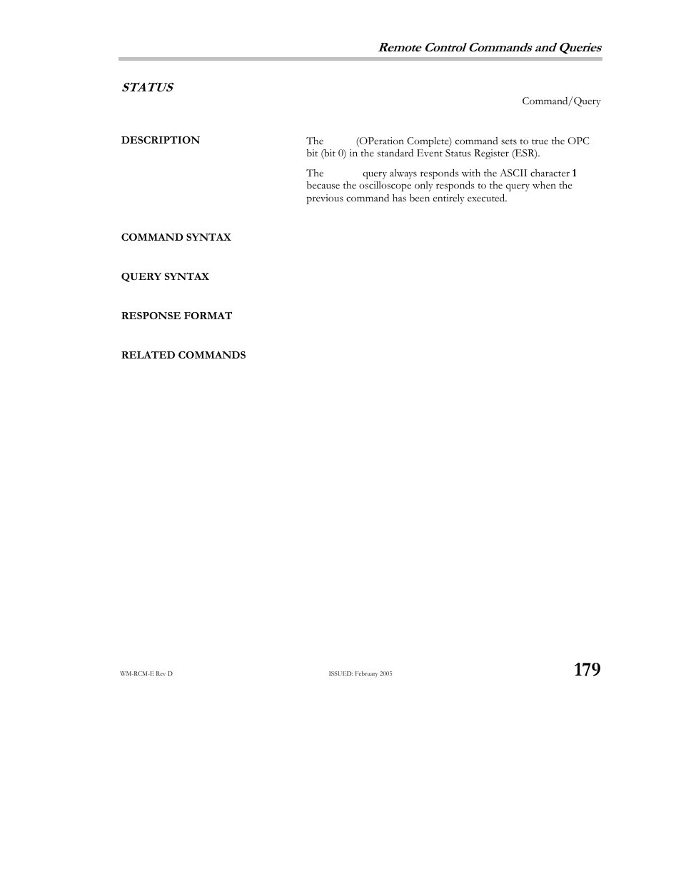 Teledyne LeCroy X-STREAM OSCILLOSCOPES Remote Control User Manual | Page 185 / 305