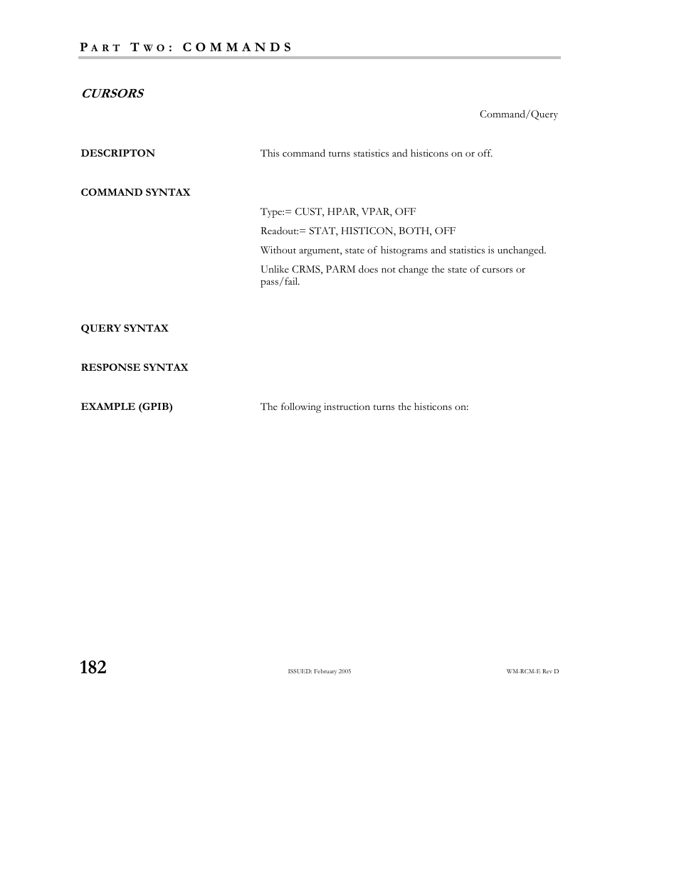 Teledyne LeCroy X-STREAM OSCILLOSCOPES Remote Control User Manual | Page 188 / 305