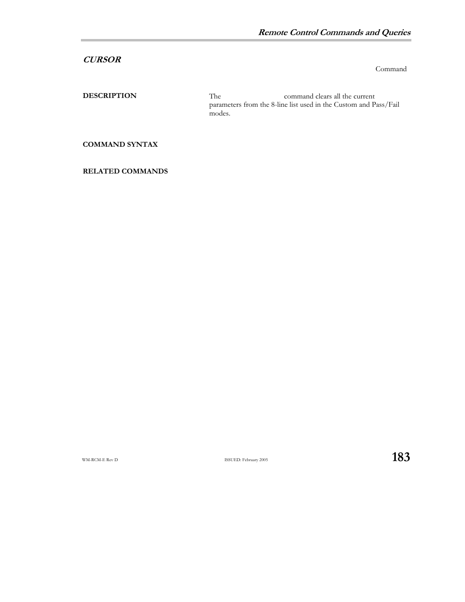 Teledyne LeCroy X-STREAM OSCILLOSCOPES Remote Control User Manual | Page 189 / 305