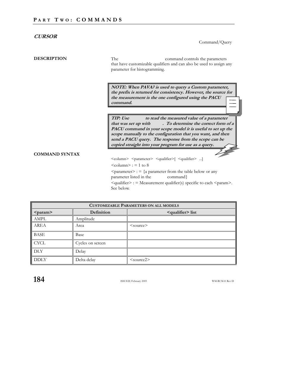 Teledyne LeCroy X-STREAM OSCILLOSCOPES Remote Control User Manual | Page 190 / 305