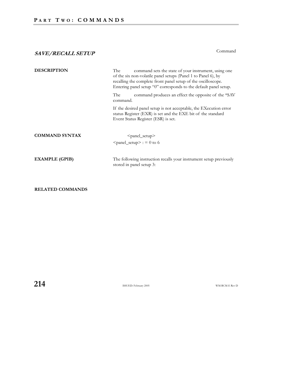 Teledyne LeCroy X-STREAM OSCILLOSCOPES Remote Control User Manual | Page 220 / 305