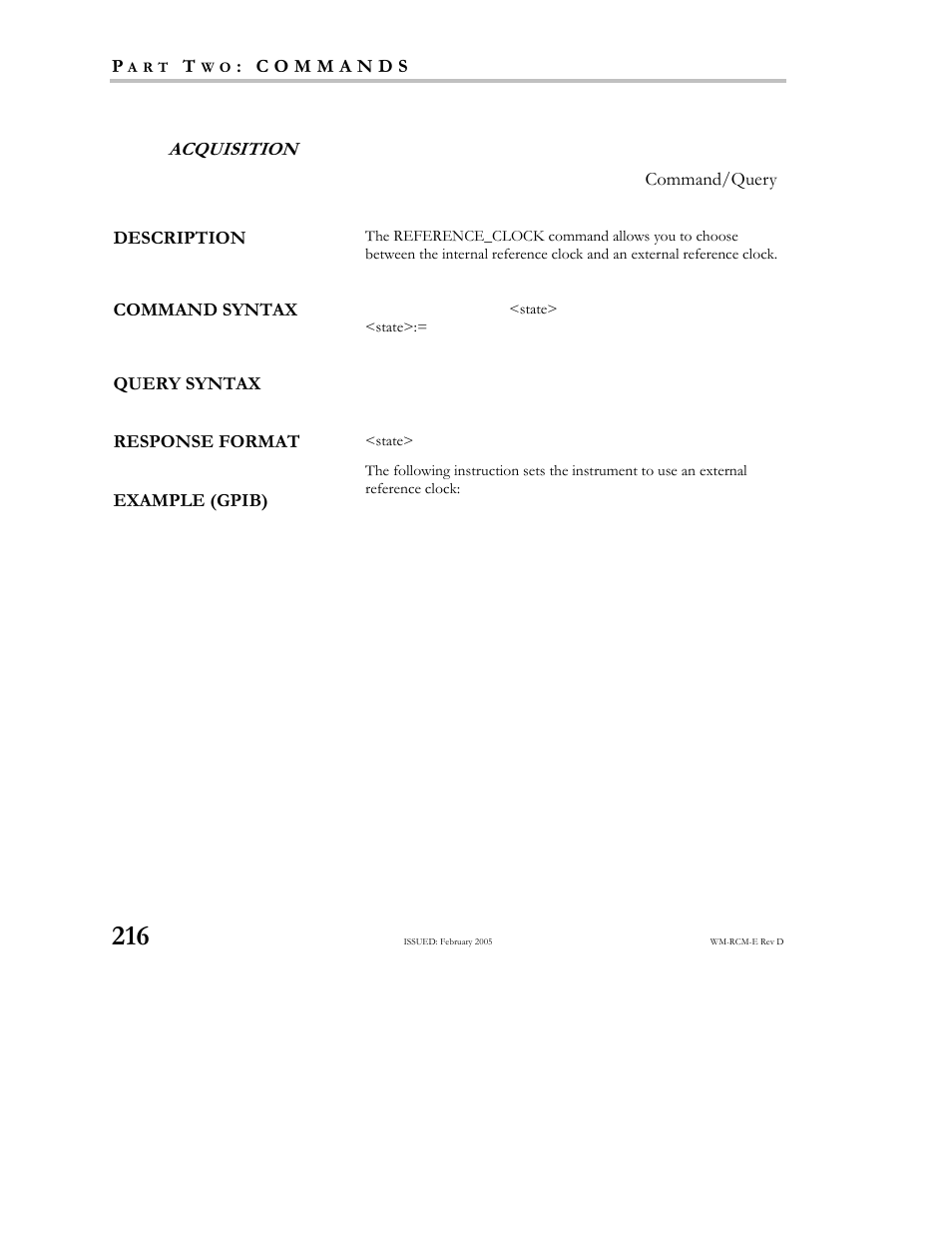 Teledyne LeCroy X-STREAM OSCILLOSCOPES Remote Control User Manual | Page 222 / 305
