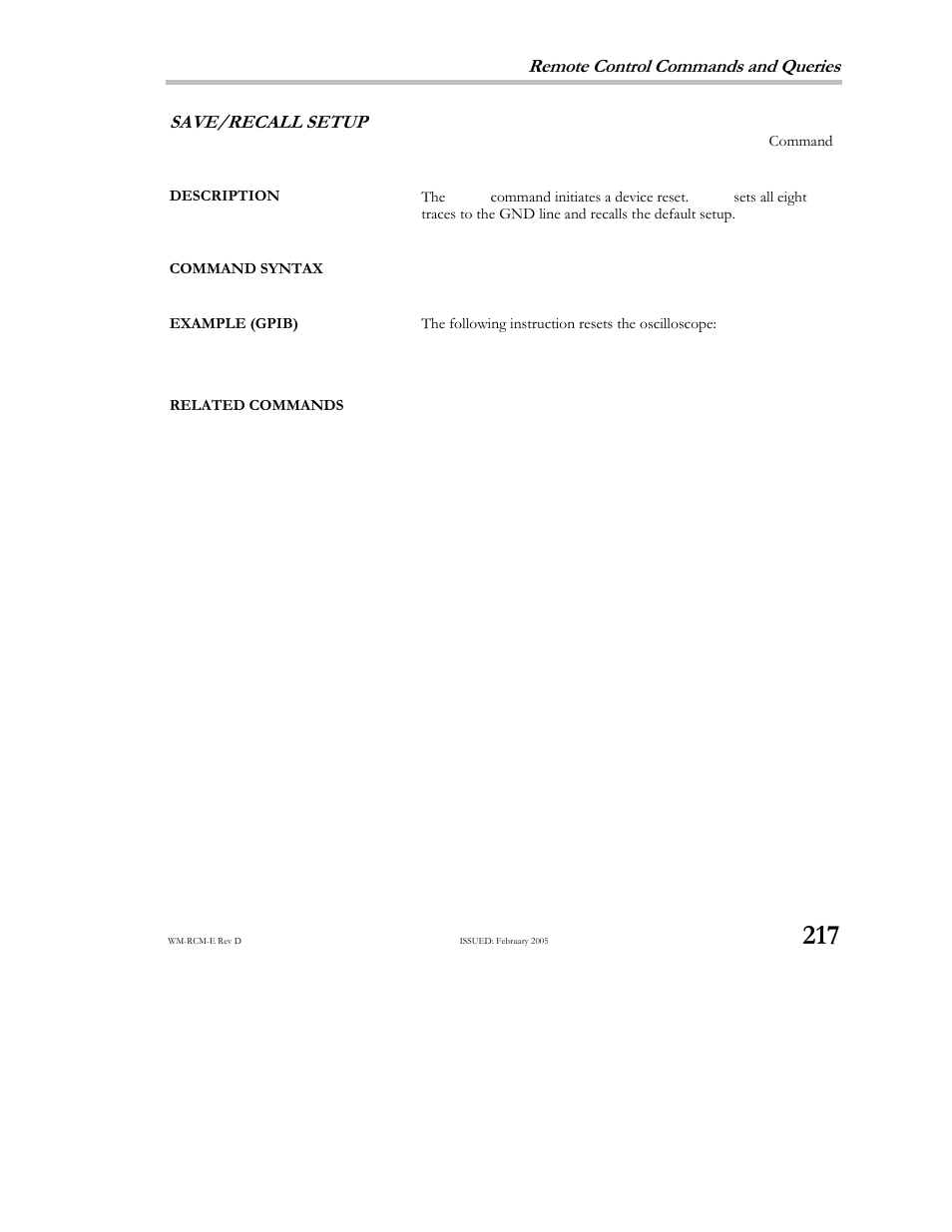 Teledyne LeCroy X-STREAM OSCILLOSCOPES Remote Control User Manual | Page 223 / 305