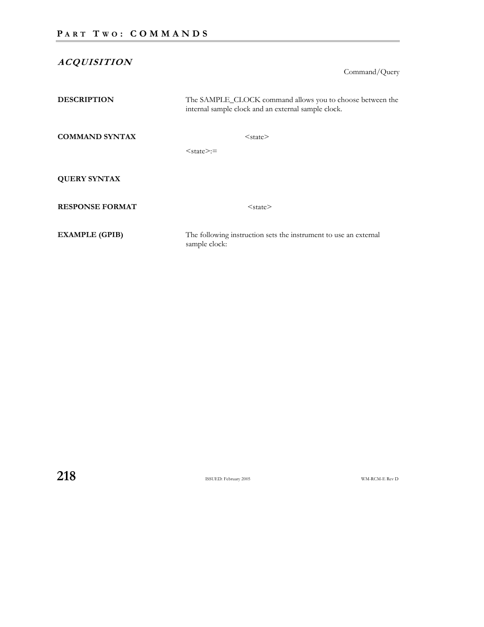 Teledyne LeCroy X-STREAM OSCILLOSCOPES Remote Control User Manual | Page 224 / 305