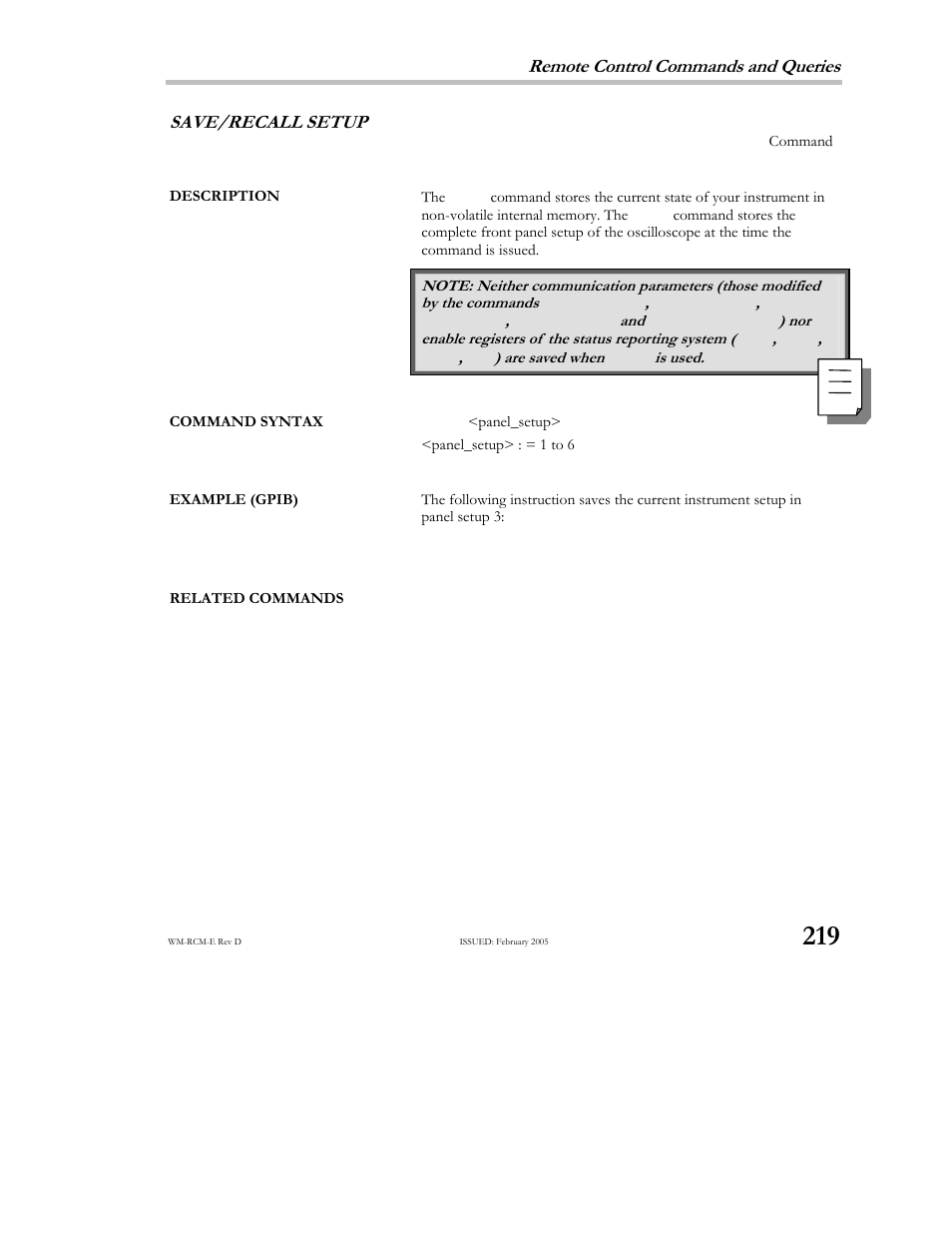 Teledyne LeCroy X-STREAM OSCILLOSCOPES Remote Control User Manual | Page 225 / 305
