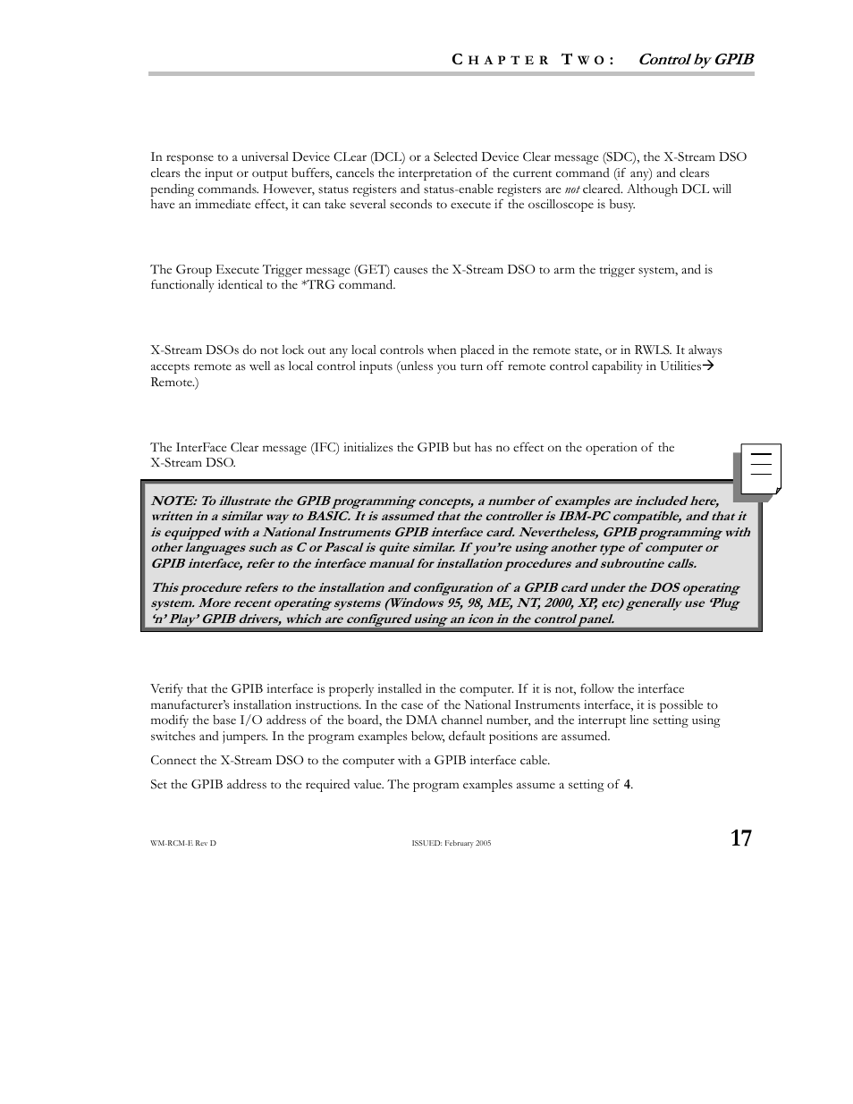 Teledyne LeCroy X-STREAM OSCILLOSCOPES Remote Control User Manual | Page 23 / 305