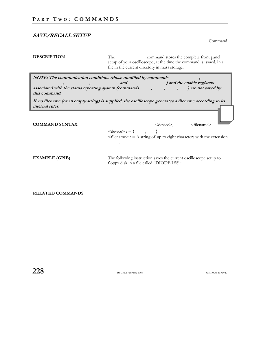 Teledyne LeCroy X-STREAM OSCILLOSCOPES Remote Control User Manual | Page 234 / 305