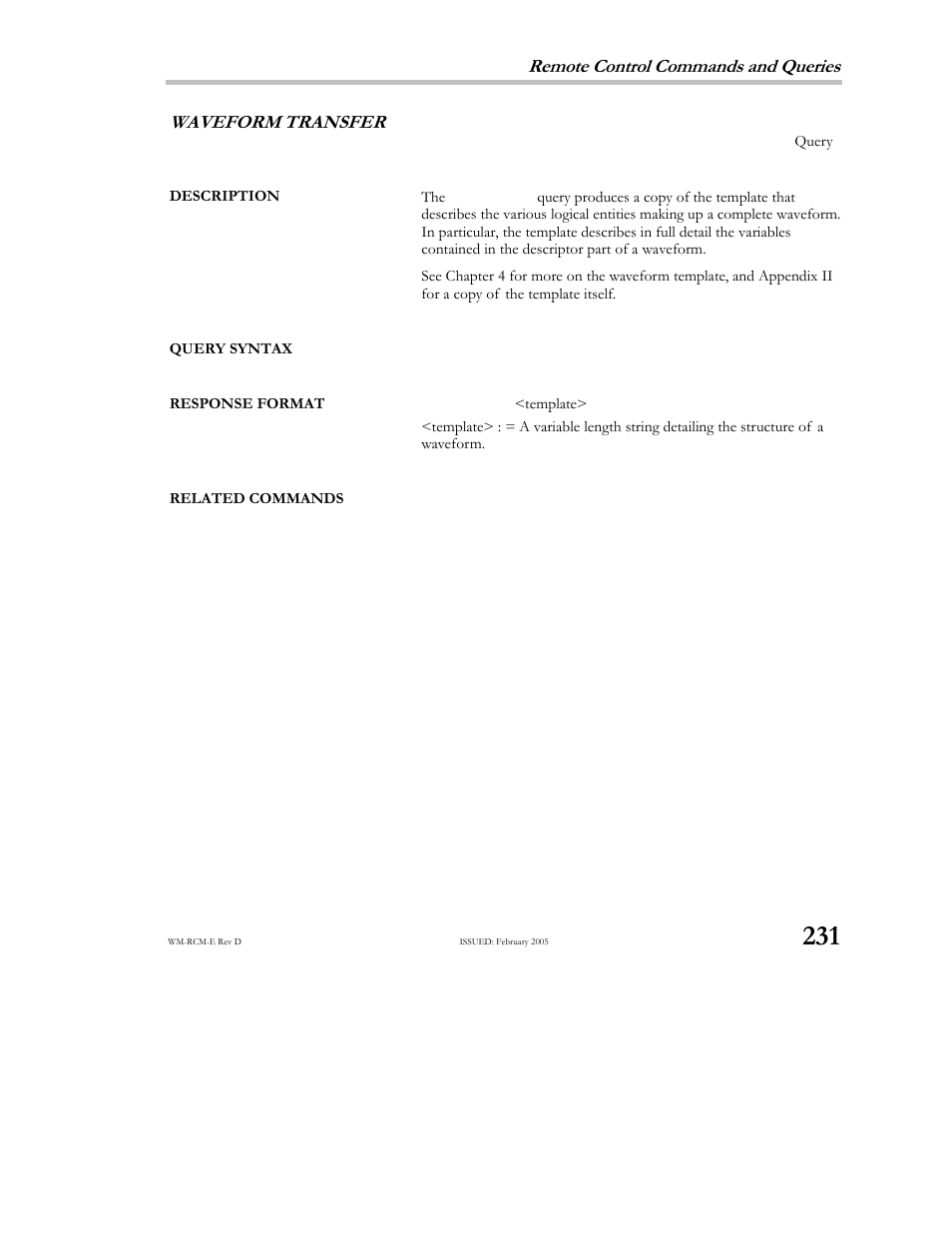 Teledyne LeCroy X-STREAM OSCILLOSCOPES Remote Control User Manual | Page 237 / 305