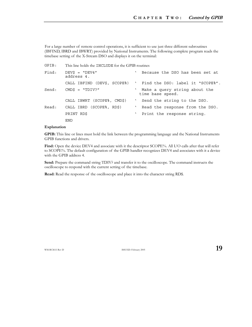 Make simple transfers, Control by gpib | Teledyne LeCroy X-STREAM OSCILLOSCOPES Remote Control User Manual | Page 25 / 305