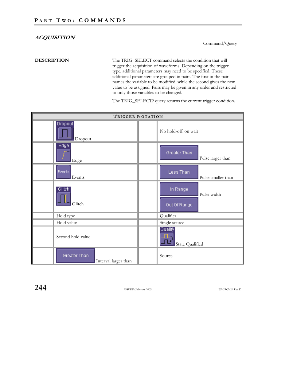 Teledyne LeCroy X-STREAM OSCILLOSCOPES Remote Control User Manual | Page 250 / 305