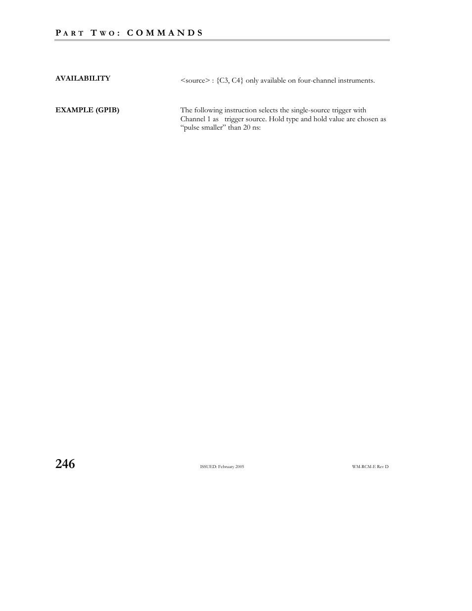 Teledyne LeCroy X-STREAM OSCILLOSCOPES Remote Control User Manual | Page 252 / 305