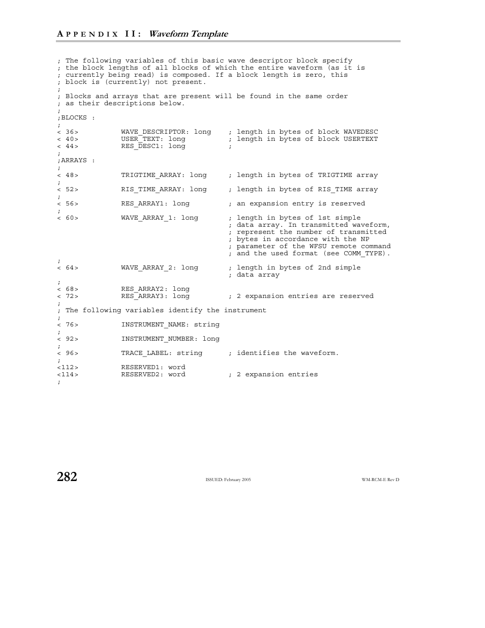 Teledyne LeCroy X-STREAM OSCILLOSCOPES Remote Control User Manual | Page 288 / 305