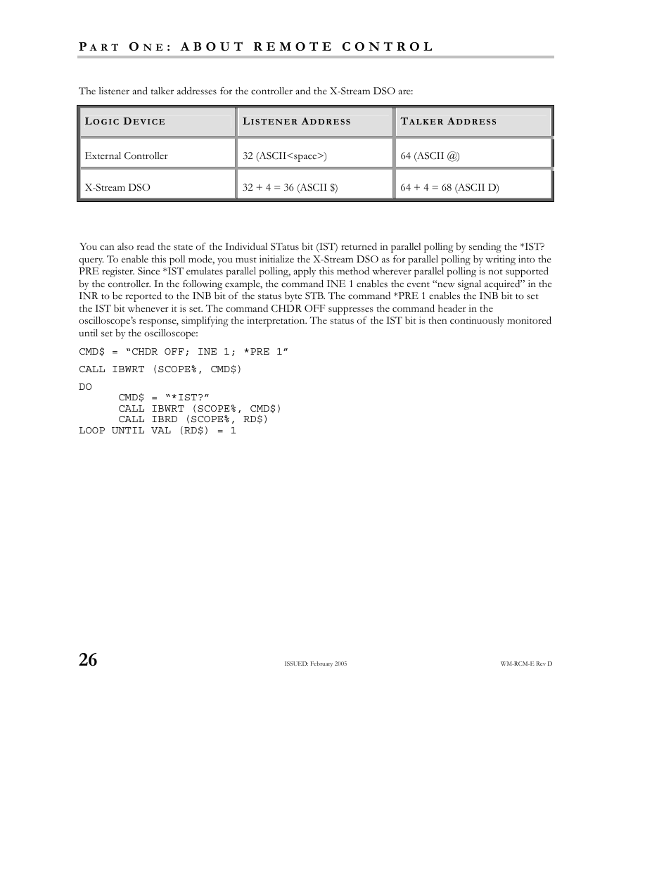 Teledyne LeCroy X-STREAM OSCILLOSCOPES Remote Control User Manual | Page 32 / 305