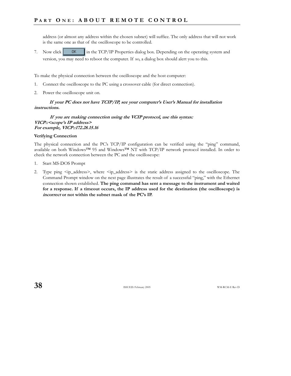 Making physical connection | Teledyne LeCroy X-STREAM OSCILLOSCOPES Remote Control User Manual | Page 44 / 305